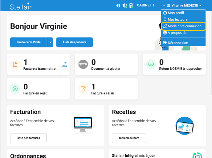 Mode hors connexion